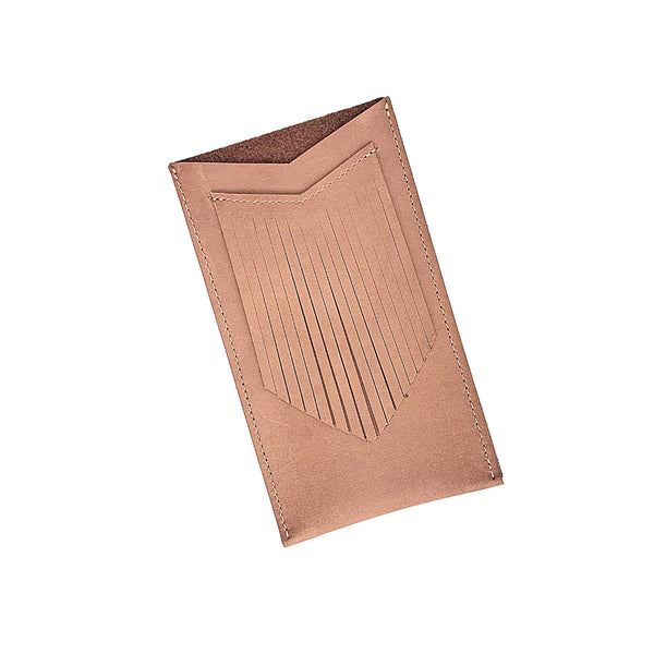 Leather Fringe Sunglass Pouch