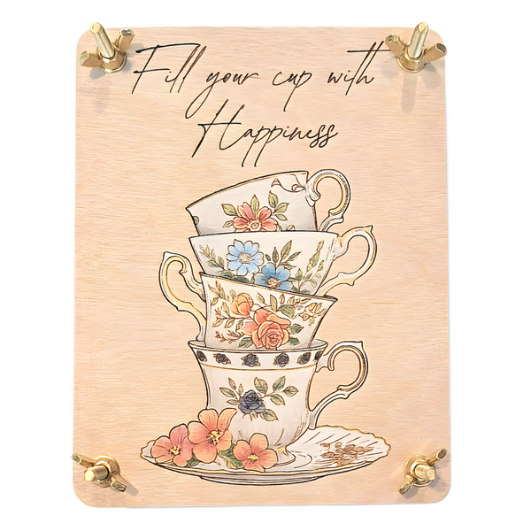 Flower Press - Tea Cups - Medium