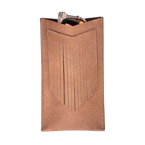 Leather Fringe Sunglass Pouch