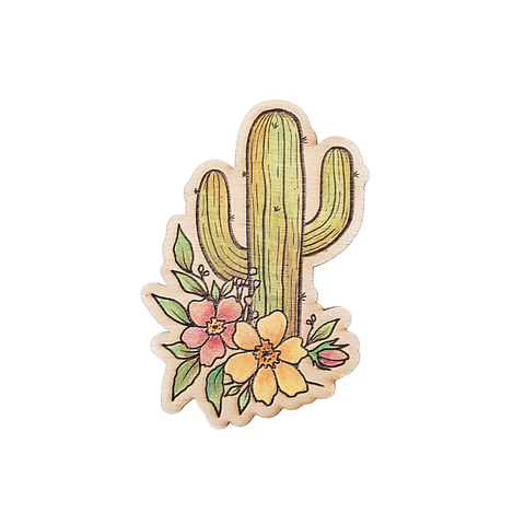 Magnet - Floral Cactus