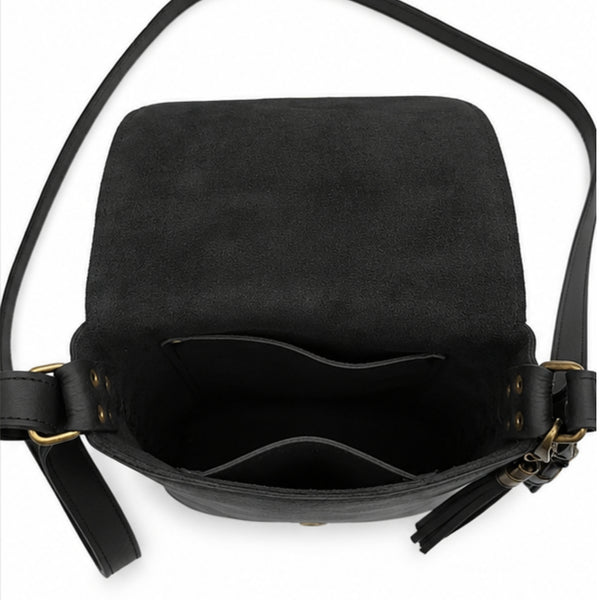 Leather Quilt Square Purse