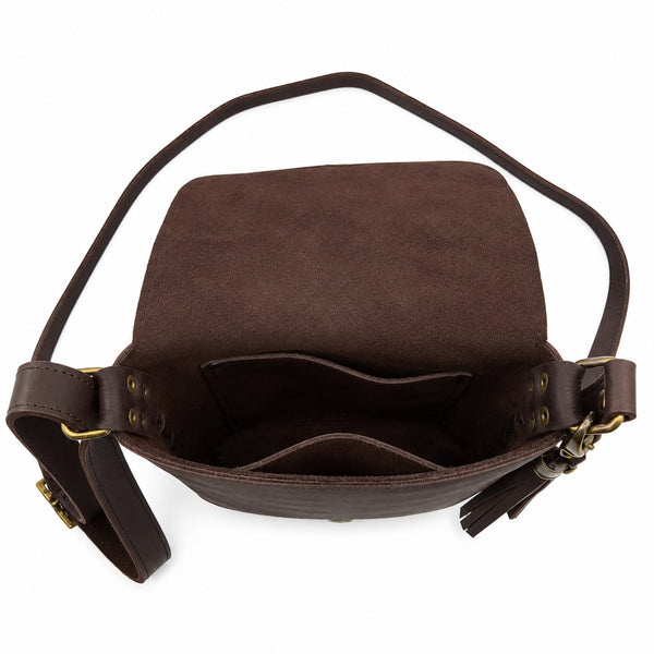 Leather Quilt Square Purse