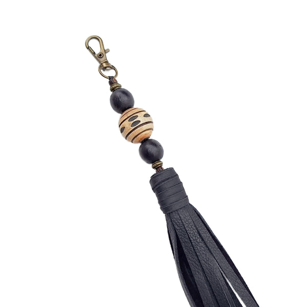 Leather Tassel Charm