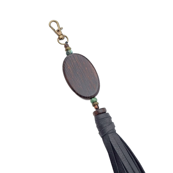 Leather Tassel Charm