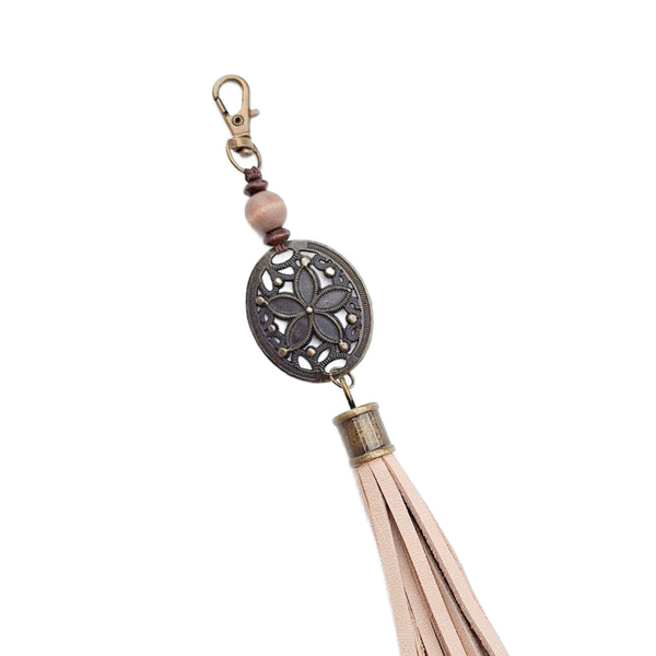 Leather Tassel Charm