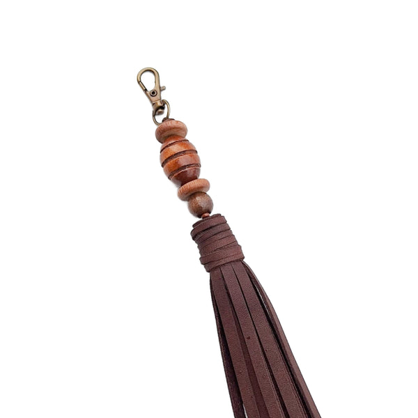 Leather Tassel Charm