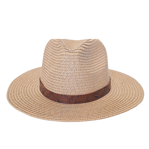 Sun Hat with Leather Hat Band