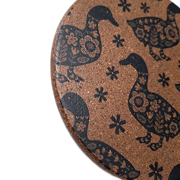 Cork Hot Pot Trivet - Duck