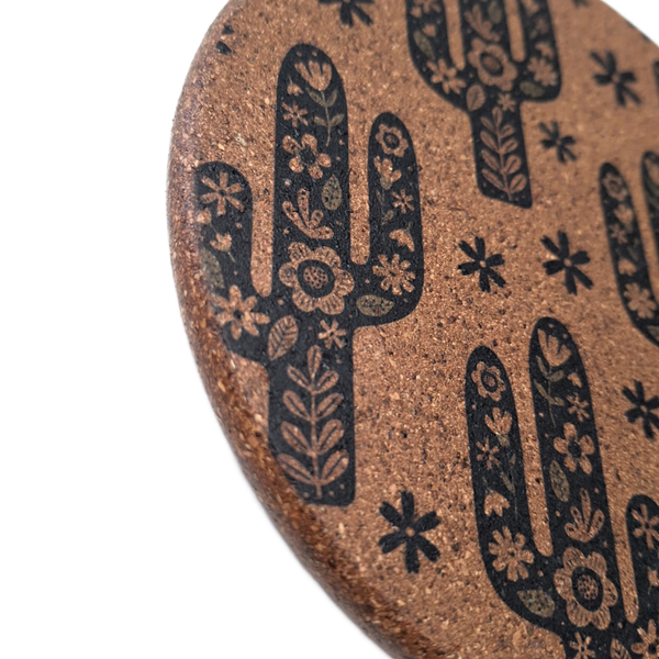 Cork Hot Pot Trivet - Cactus