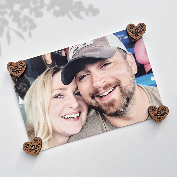 Mini Heart Magnets - Sets of 8