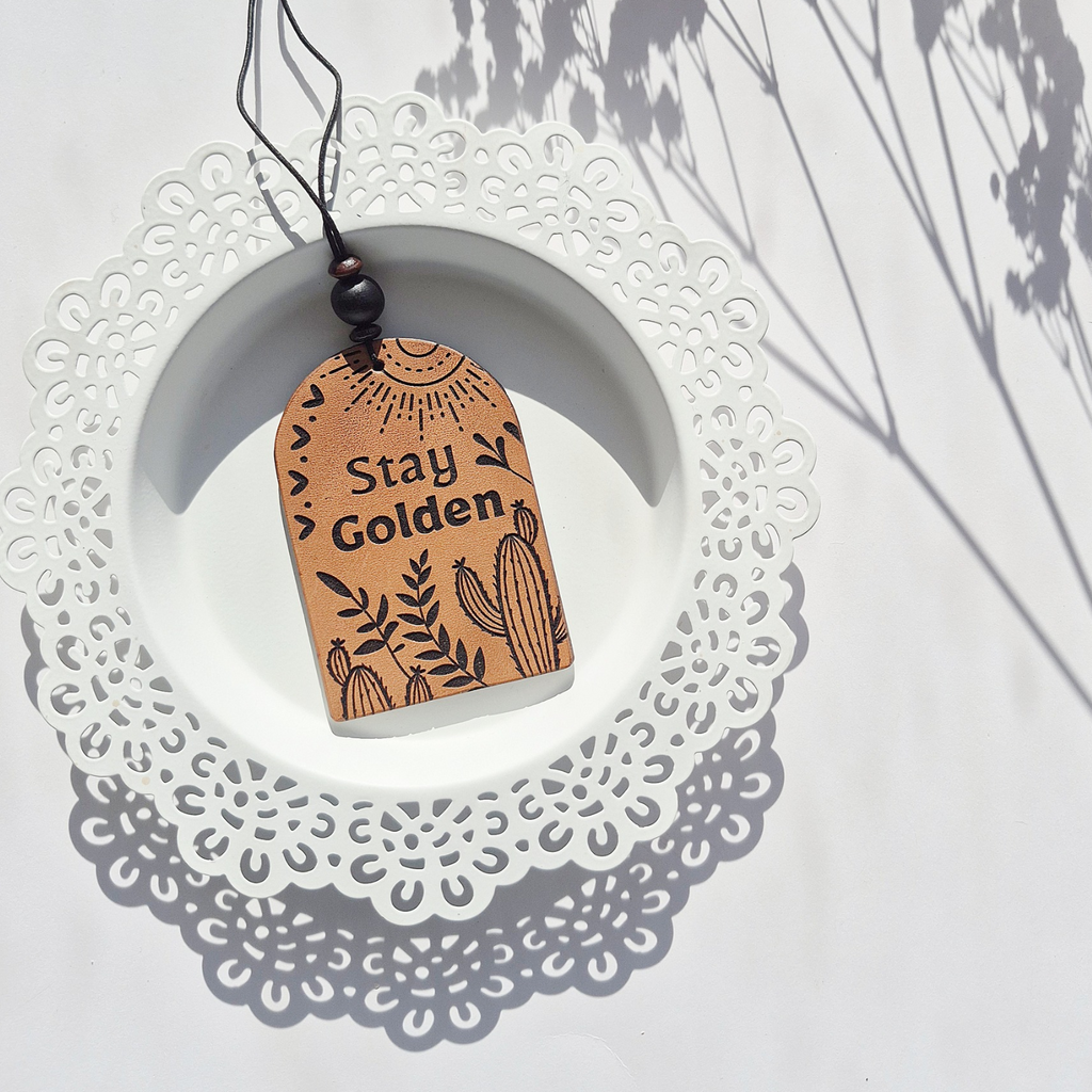 Rearview Mirror Hangers - Stay Golden