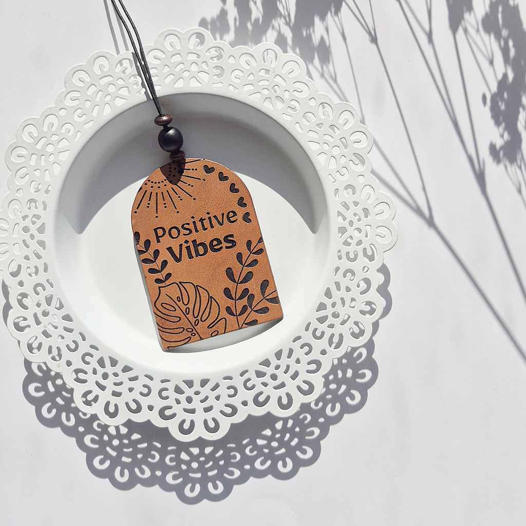 Rearview Mirror Hangers - Positive Vibes