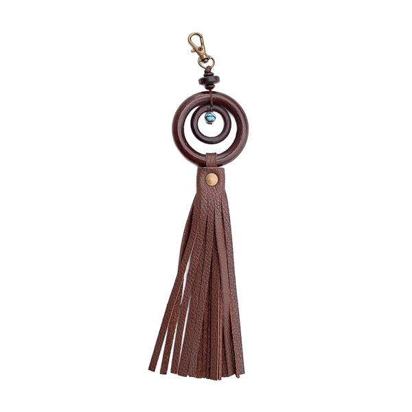 Leather Tassel Charm