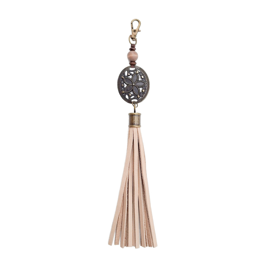 Leather Tassel Charm