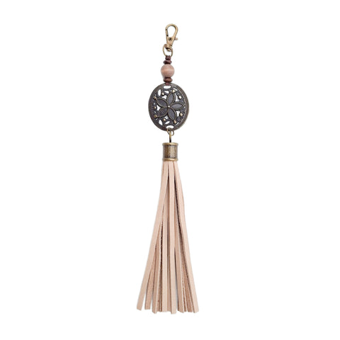 Leather Tassel Charm