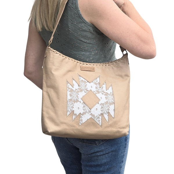Leather and Lace Aztec Purse