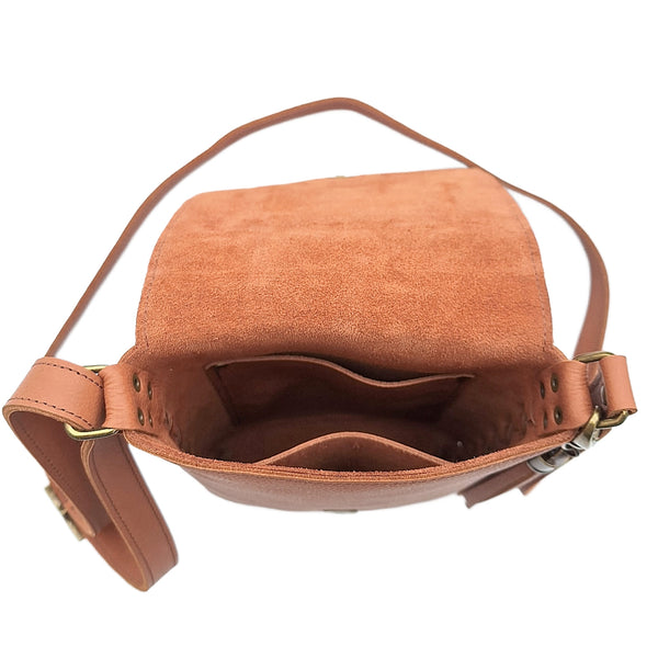 Leather Quilt Square Purse