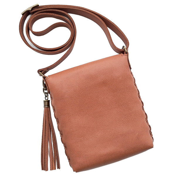 Leather Quilt Square Purse