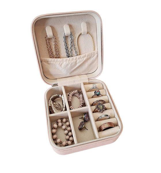Travel Jewelry Box - Pink