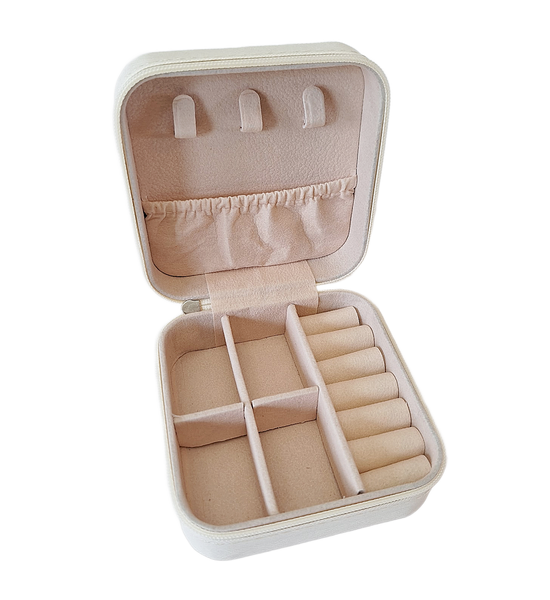Travel Jewelry Box - Ivory