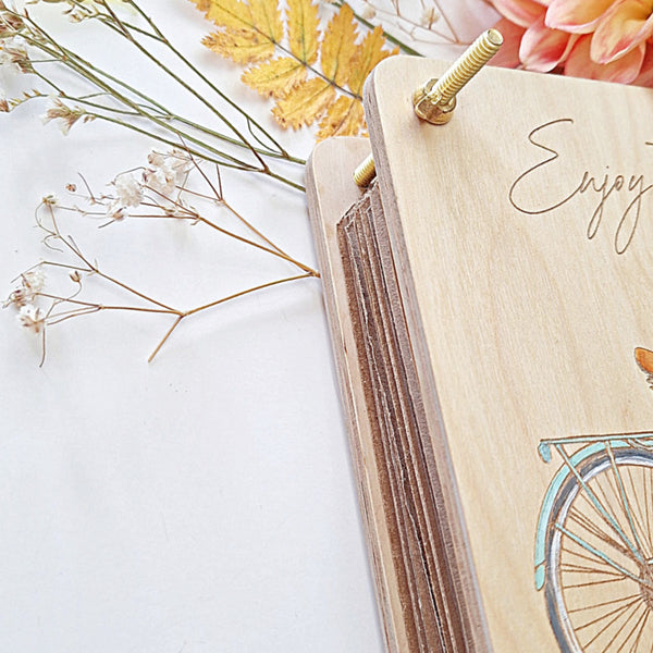 Flower Press - Bicycle with Flower Basket