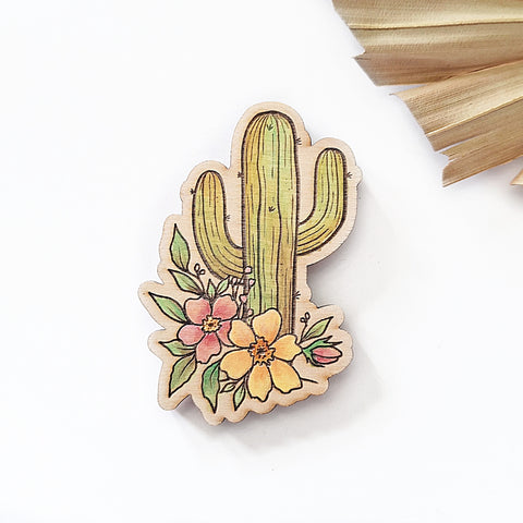 Magnet - Floral Cactus