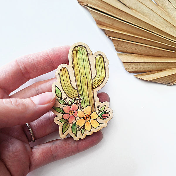 Magnet - Floral Cactus