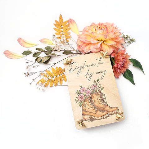 Flower Press - Boots with Flowers - Small