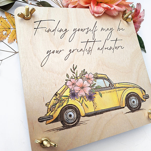 Flower Press - VW Beetle with Flowers