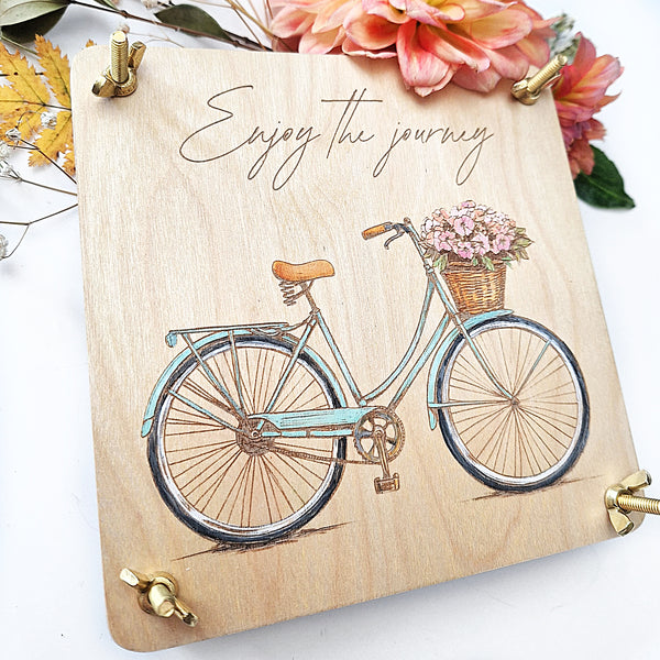 Flower Press - Bicycle with Flower Basket