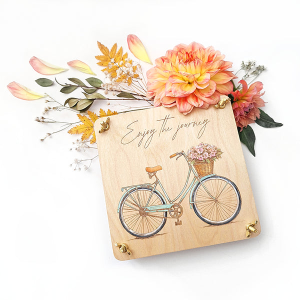 Flower Press - Bicycle with Flower Basket