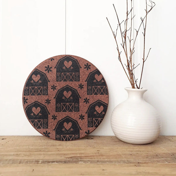 Cork Hot Pot Trivet - Barn